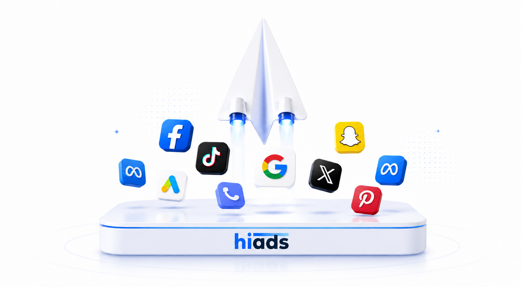 hiads managed ad accounts dashboard